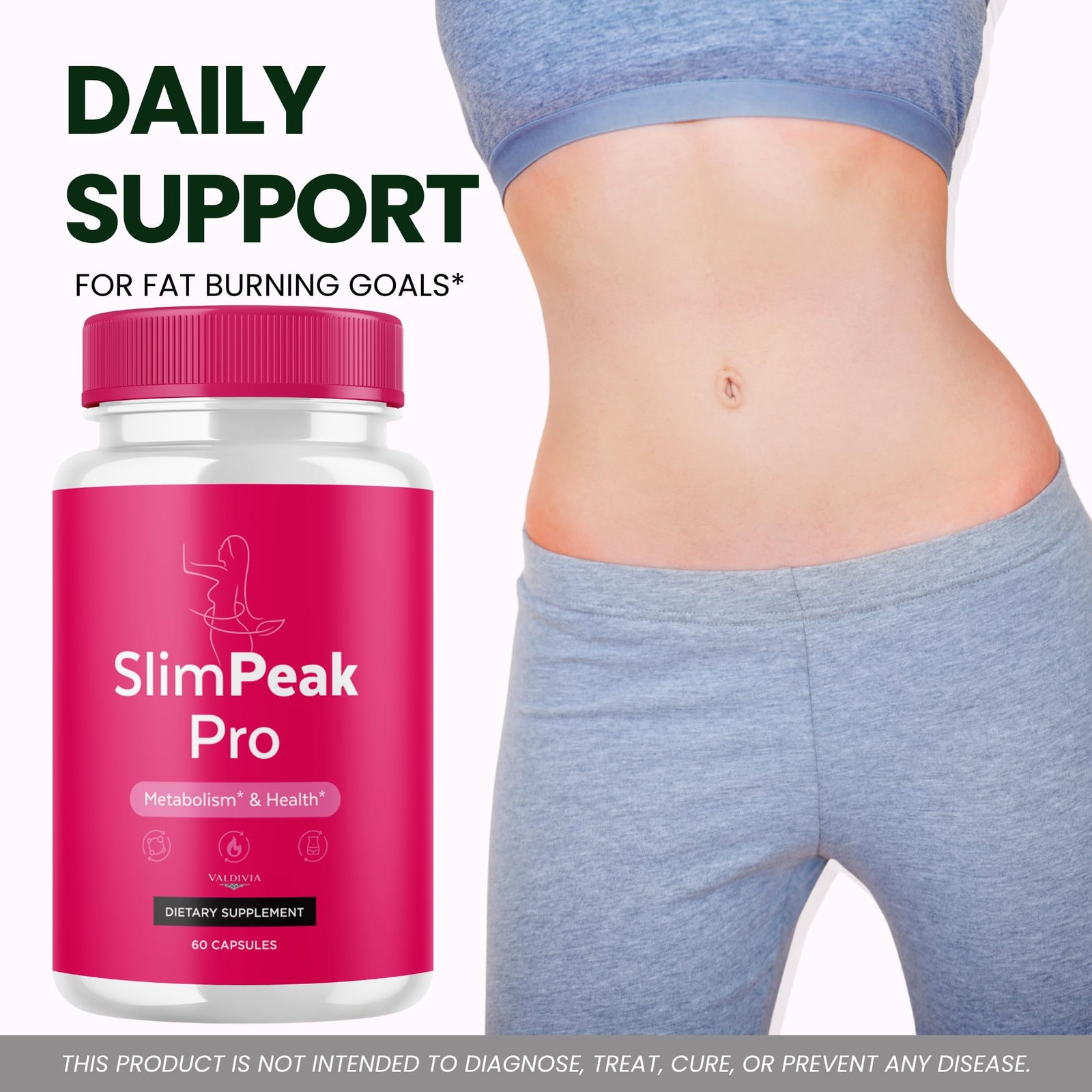 Valdivia (5 Pack) SlimPeak Pro 300 Capsules 5 Pack Daily Wellness Supplement