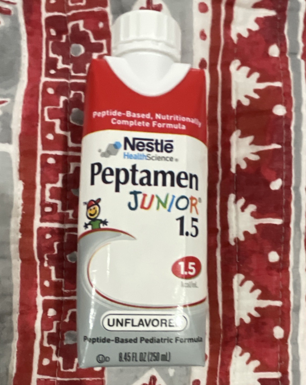 Nestlé Health Science Peptamen Junior 1.5 Unflavored 8.45 fl oz 24c X2 Boxes.
