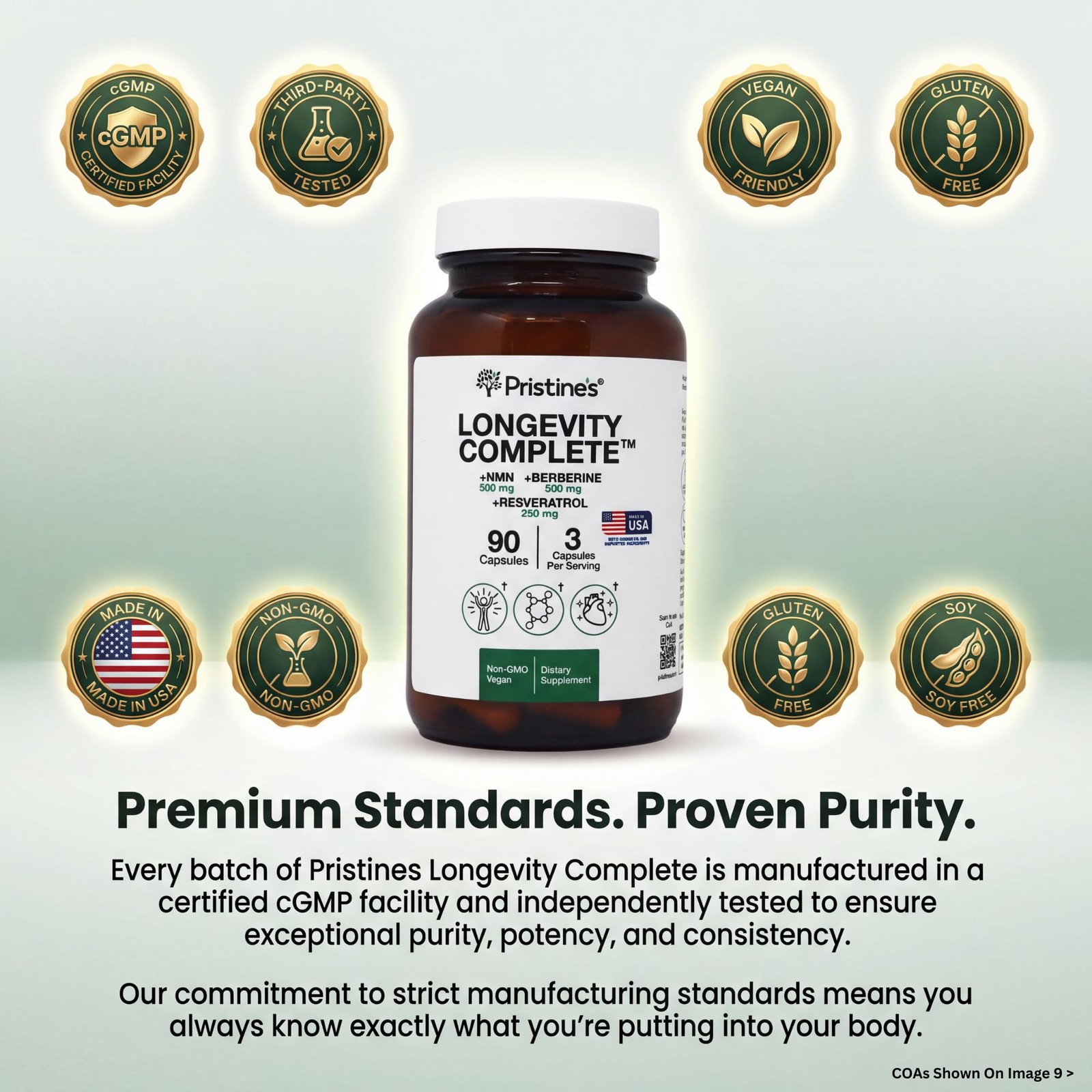 Longevity Complete Anti Aging 90 Count (Pack of 1), Yellow-orange