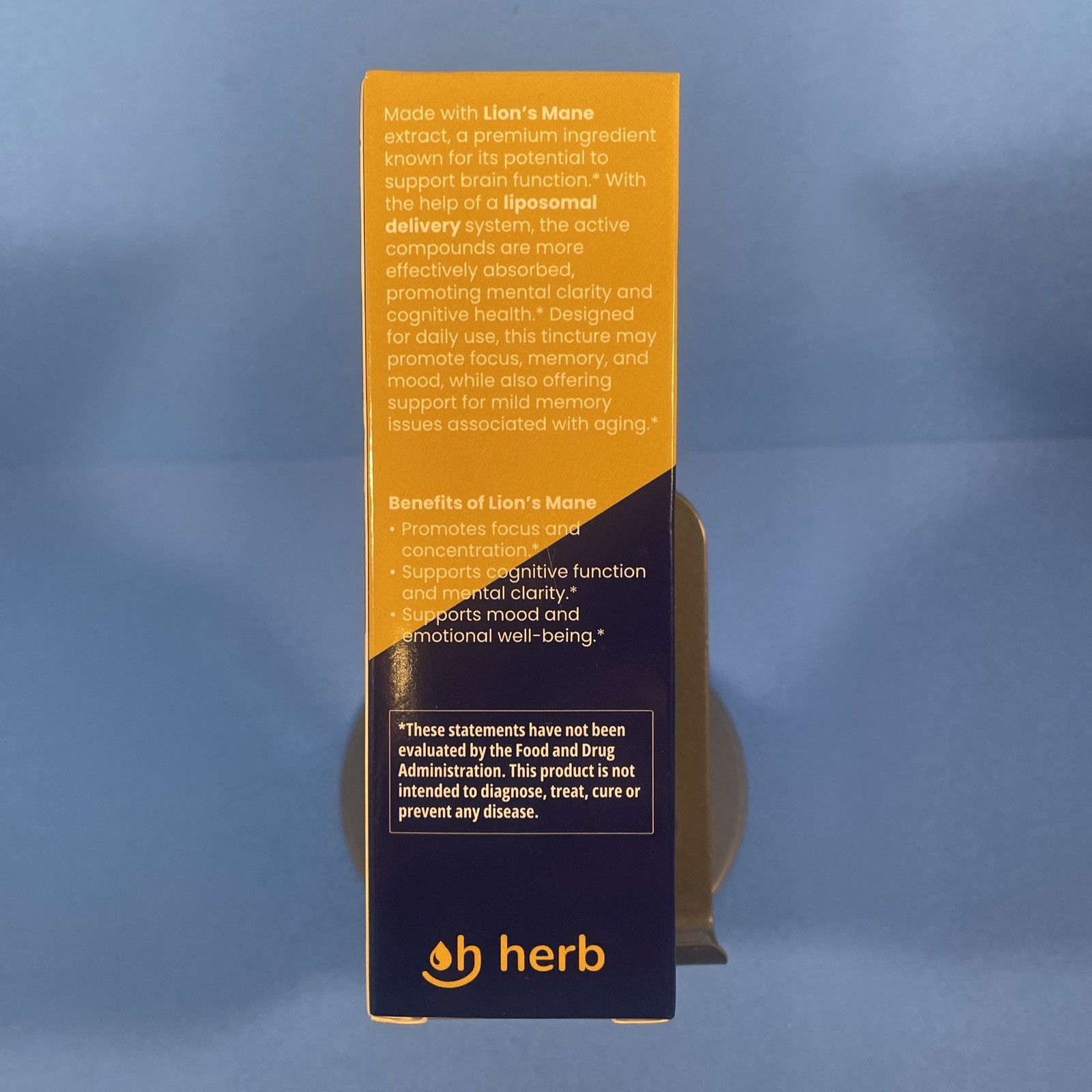 Oh herb Lion’s Mane Drop of Health Moments Joy Dietary Supplement 2oz EXP11/2027