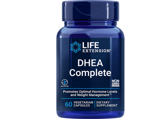 Life Extension DHEA COMPLETE 60 Veg Caps ( EXP 12/2026)