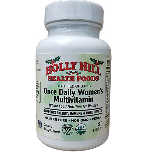 Holly Hill Health Foods Organic Once Daily Women’s Multivitamin, 30 Tablets