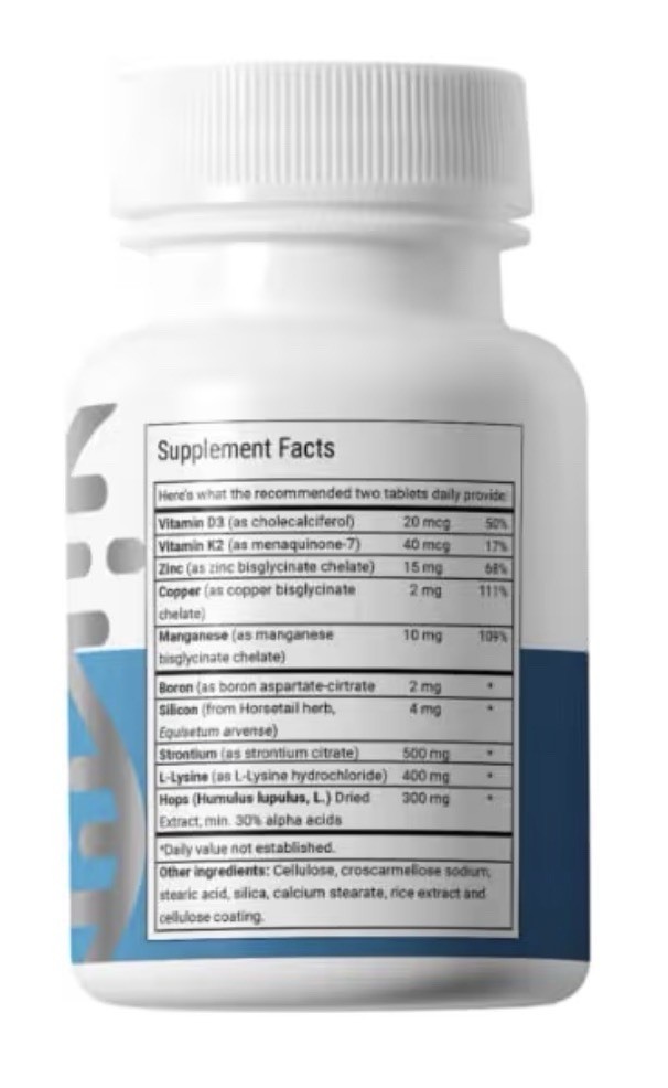 Advanced Bionutritionals Ultimate Bone Support Supplement Bone Strength 60Tablet