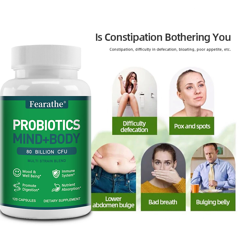 Probiotics, Digestive Enzymes & Prebiotics – Mood Boosting & Immune Support