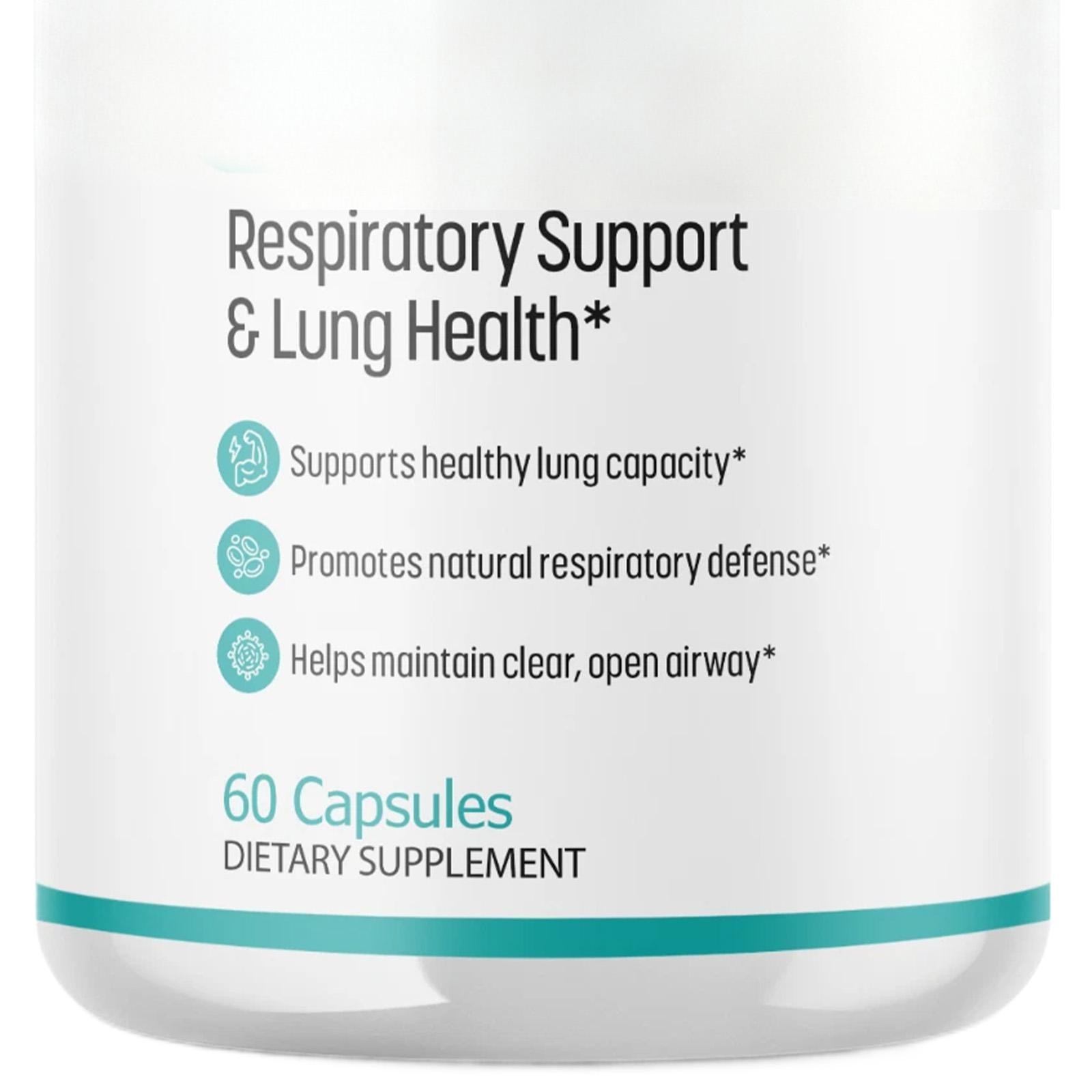 60 Count Daily Herbal Nutrient Capsules, General Respiratory Wellness Dietary