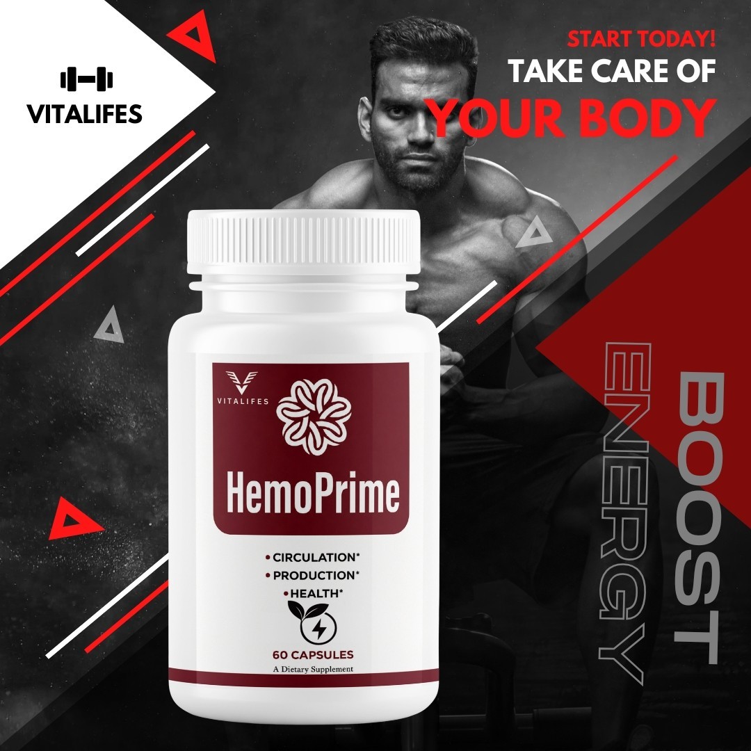 (1 Pack) HemoPrime Male Performance, Hemo Prime Support