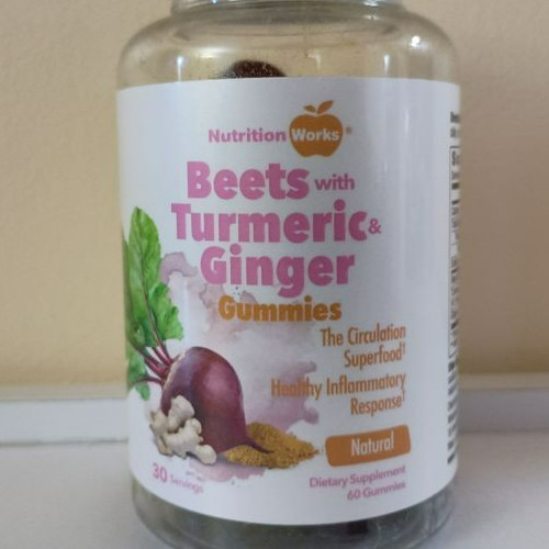 Nutritionworks® Beets with Turmeric & Ginger Gummies Circulation Superfood