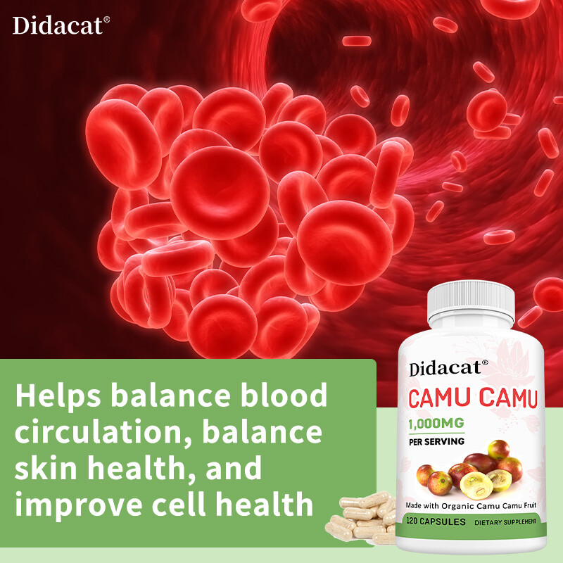 Camu Camu 1000mg Natural Fruit Superfood High Vitamin C Immune Booster