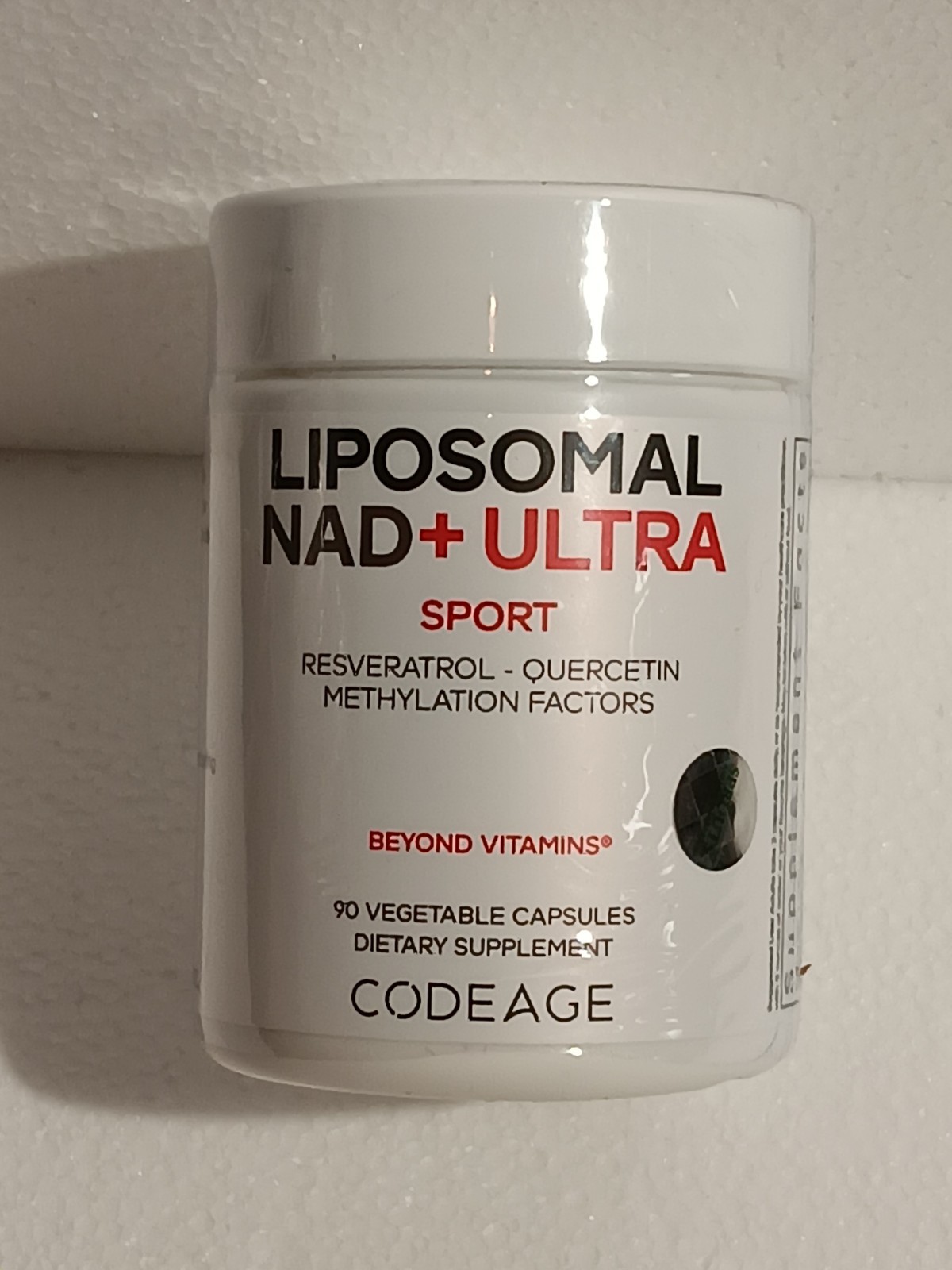 Codeage Liposomal NAD+ Ultra, Resveratrol,Quercetin, Betaine, Riboflavin, 90 Ct