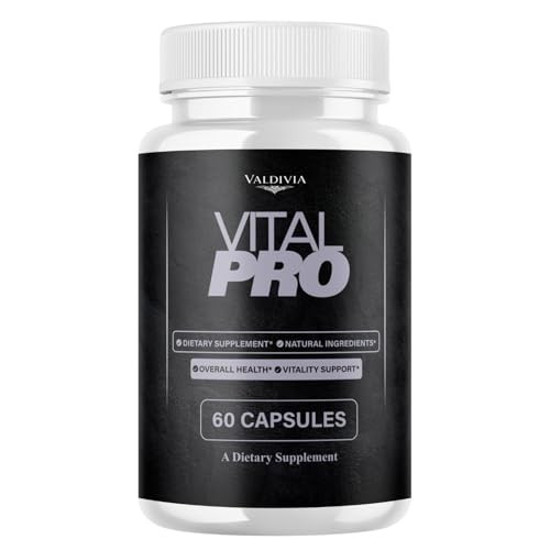 VitalPro Men Daily Wellness Supplement Capsules Energy Strength 1 Pack 60Ct