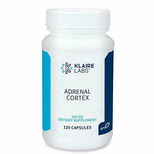 Klaire Labs Adrenal Cortex 250 Milligrams Natural and Hypoallergenic 120 Caps