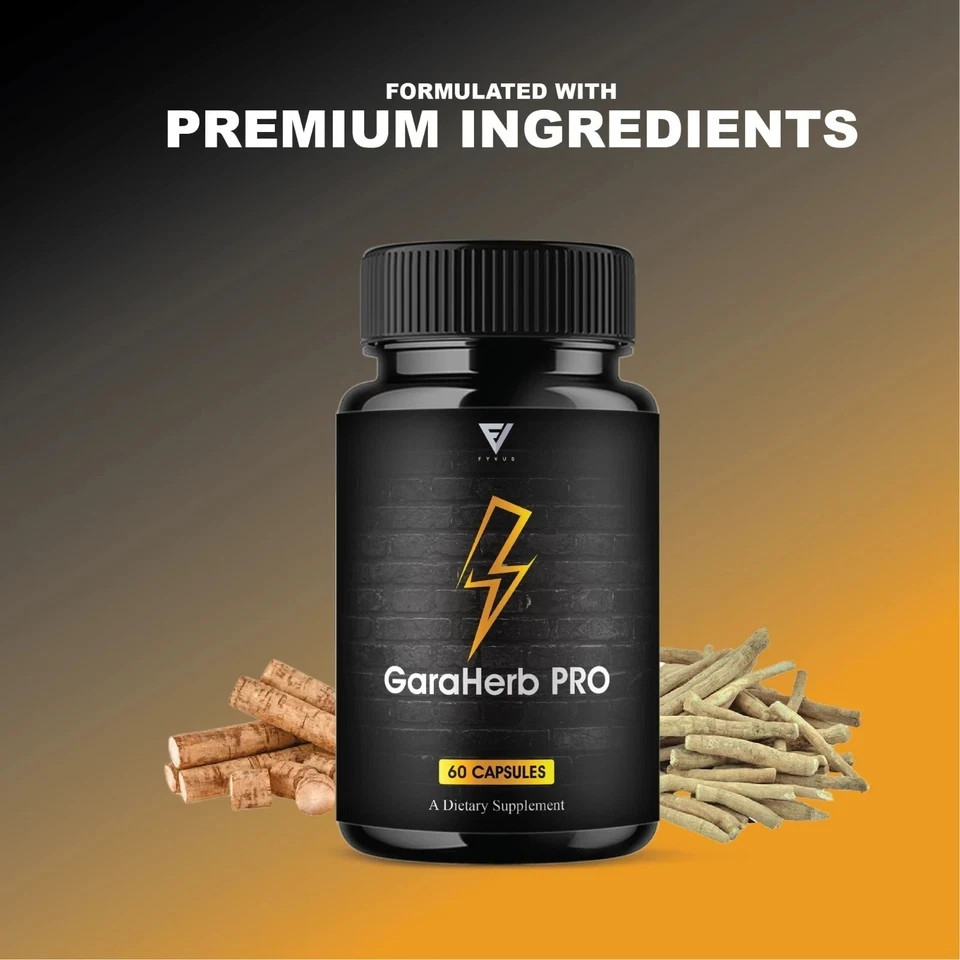 Garaherb Pro Premium Performance Capsules, for man advance pills 60 Cap USA