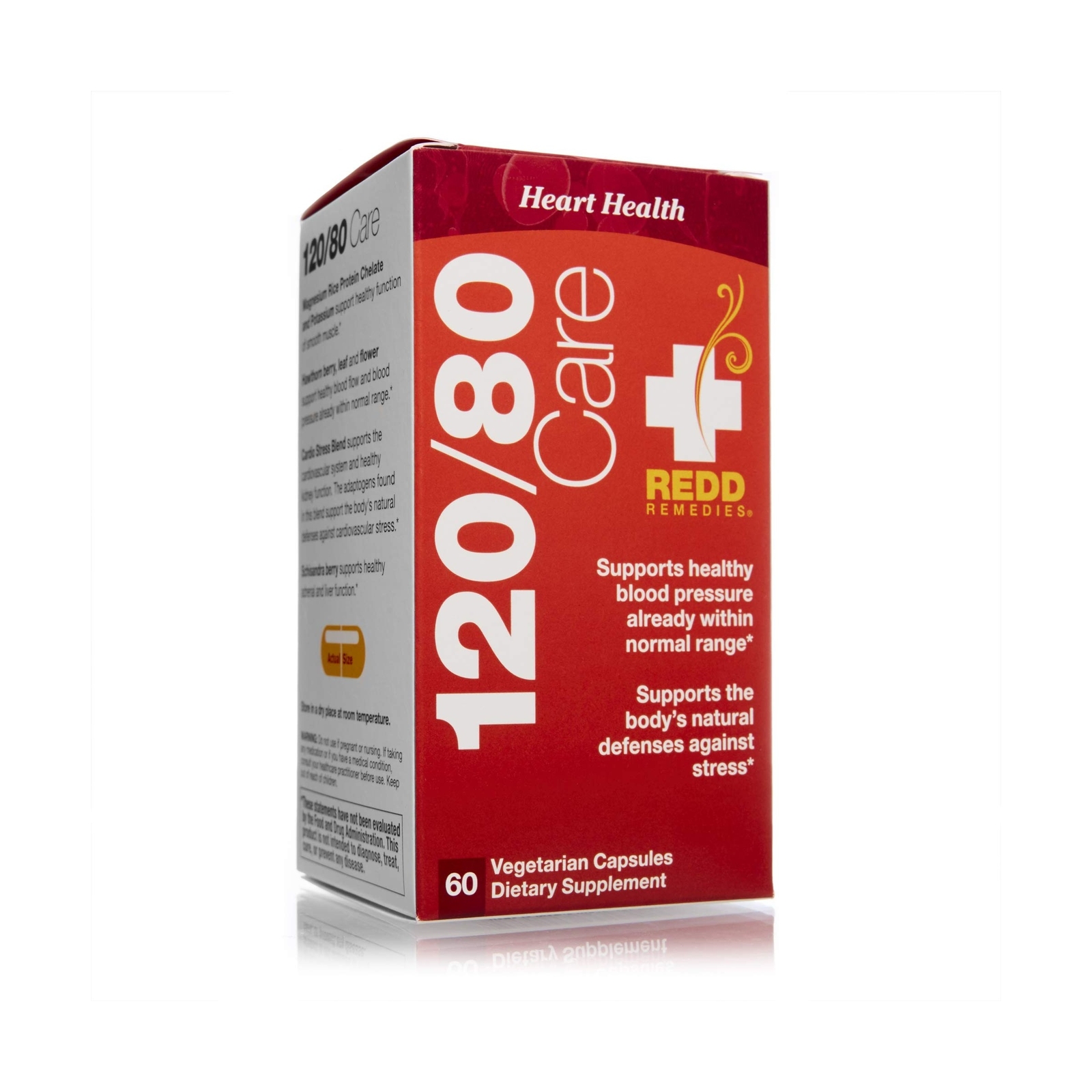 Redd Remedies, 120/80 Care, Natural Blood Pressure Formula, 60 Capsules