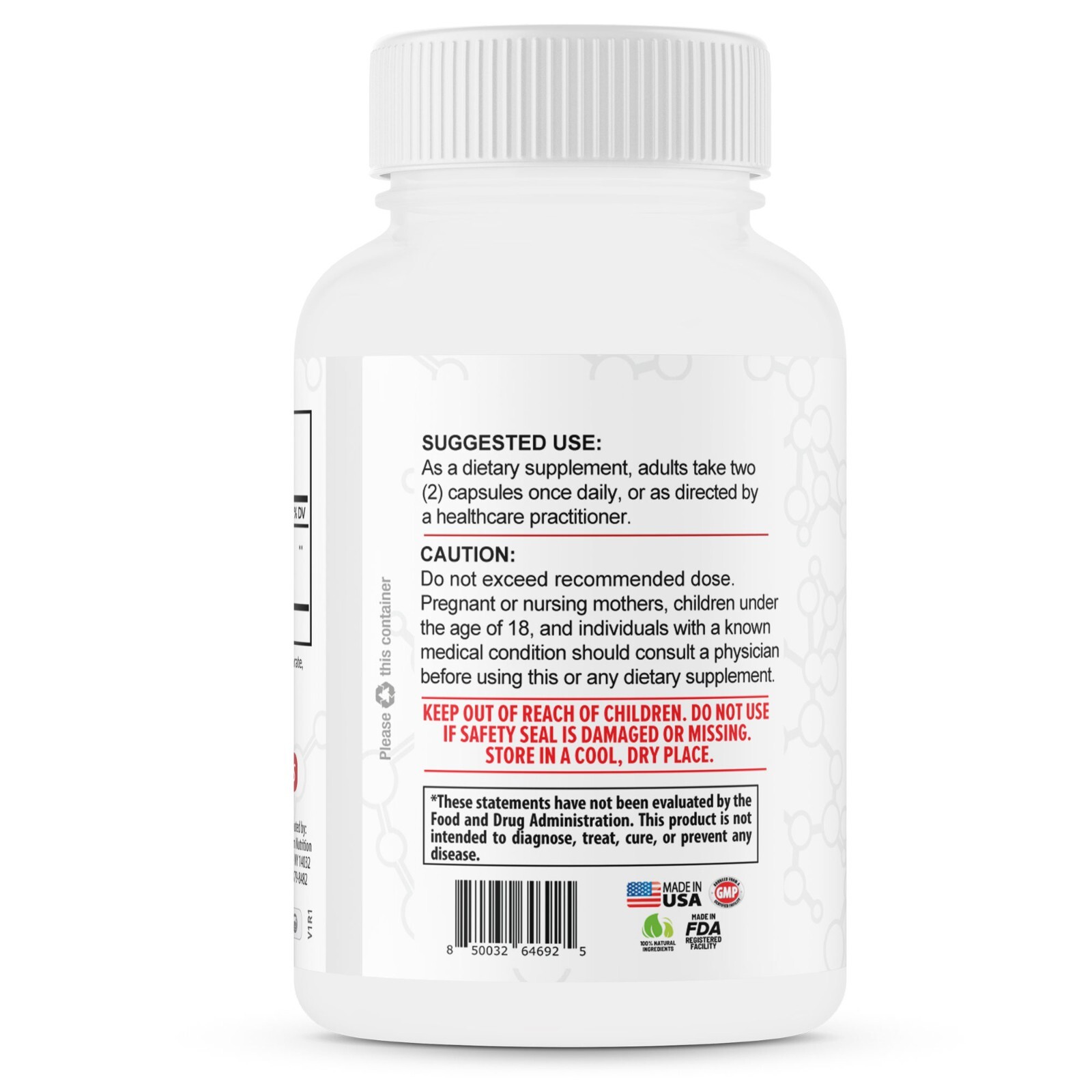 Max Turkesterone 1200mg, Enhanced with Hydroxypropyl-Beta-Cyclodextrin – 90 Caps