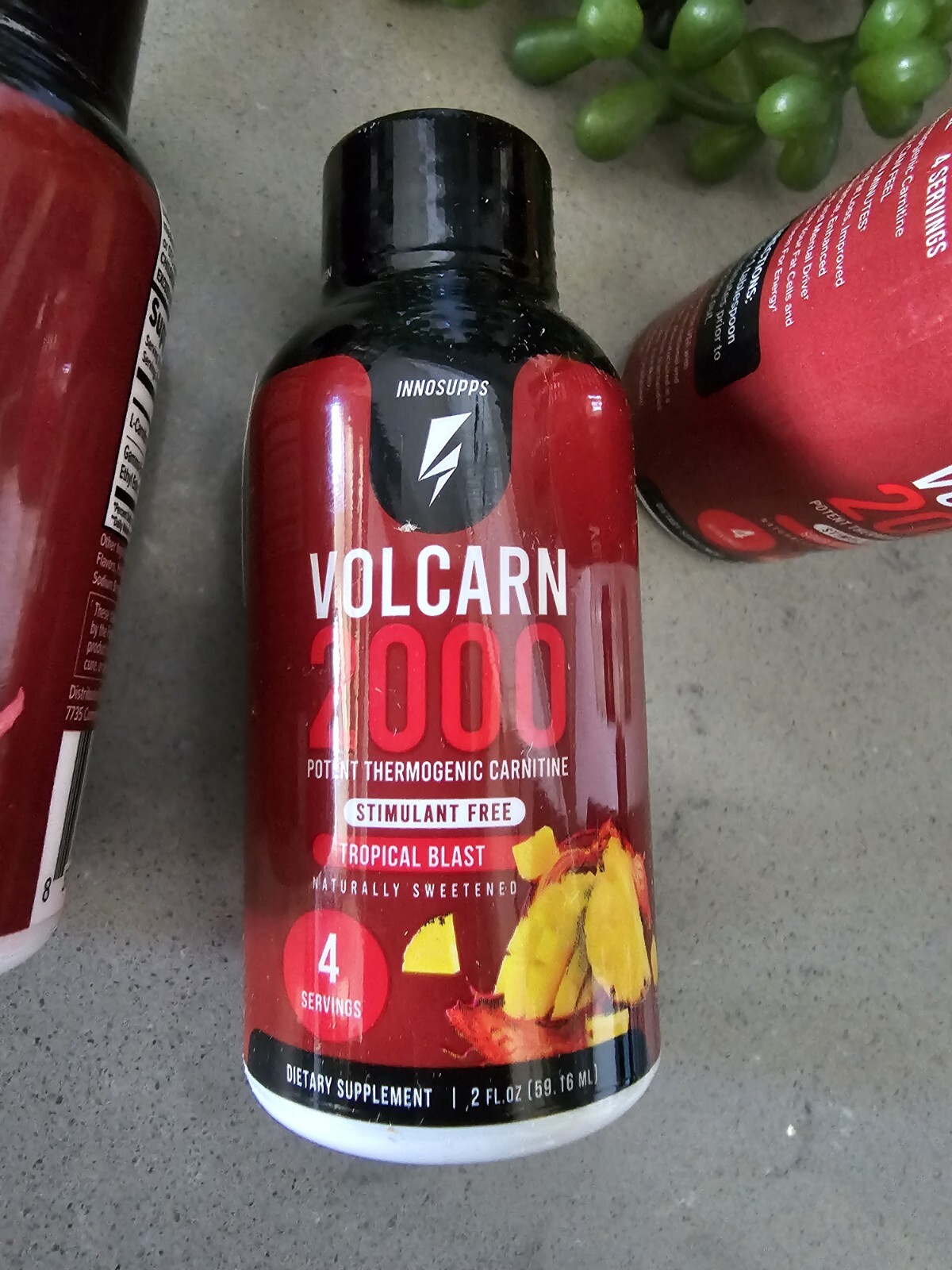 Volcarn 2000 4 Servings Each Mini Bottles (Set Of 3) Brand New Sealed
