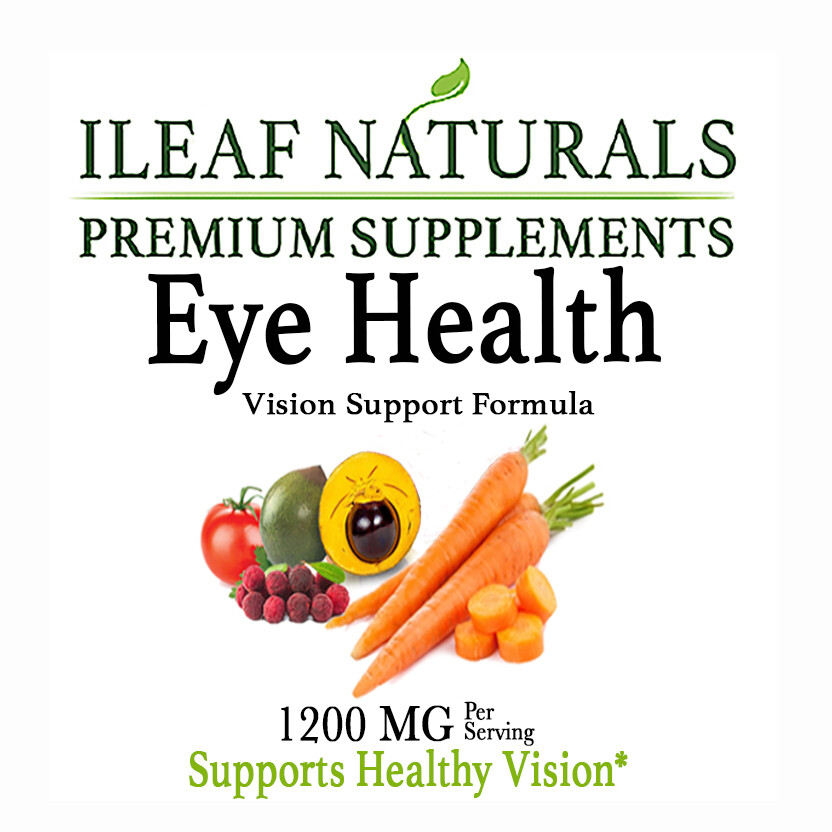 iLeafNaturals Eye Health Support 1200 MG – 60 Veggie Capsules