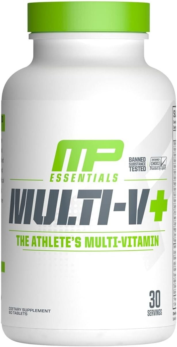 MP Essentials Multi-V+ Athlete Multivitamin 60 Tablets EXP 02/2026