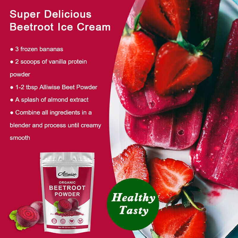 200G Organic Beet Root Nitric Oxide Booster Superfood Natural Vegan, Gluten-Free