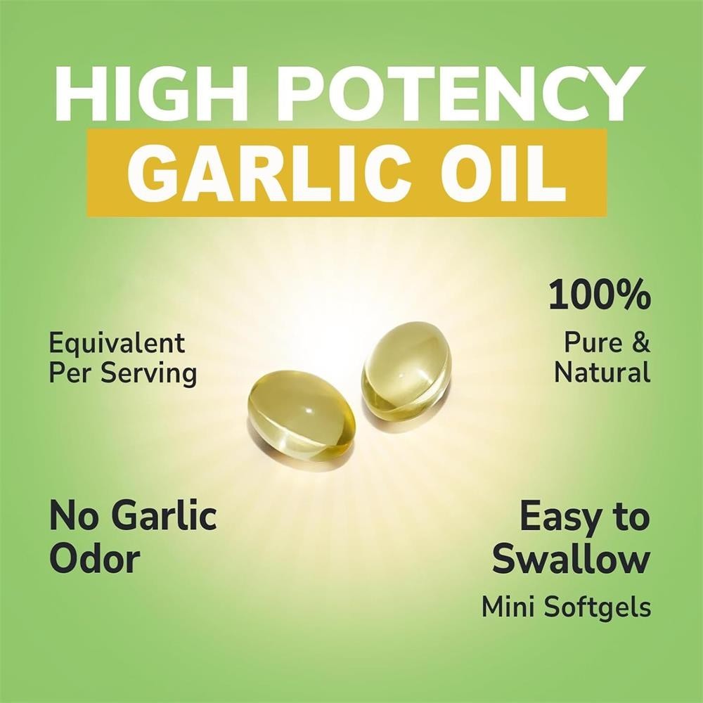 Aged Garlic Extract Softgels Odorless Garlic Supplement for Daily Immune Support