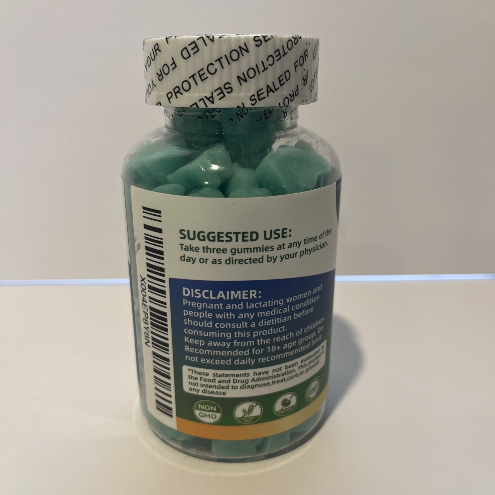 Openovomins Creatine Monohydrate Gummies Blueberry 6400mg 90 Count New