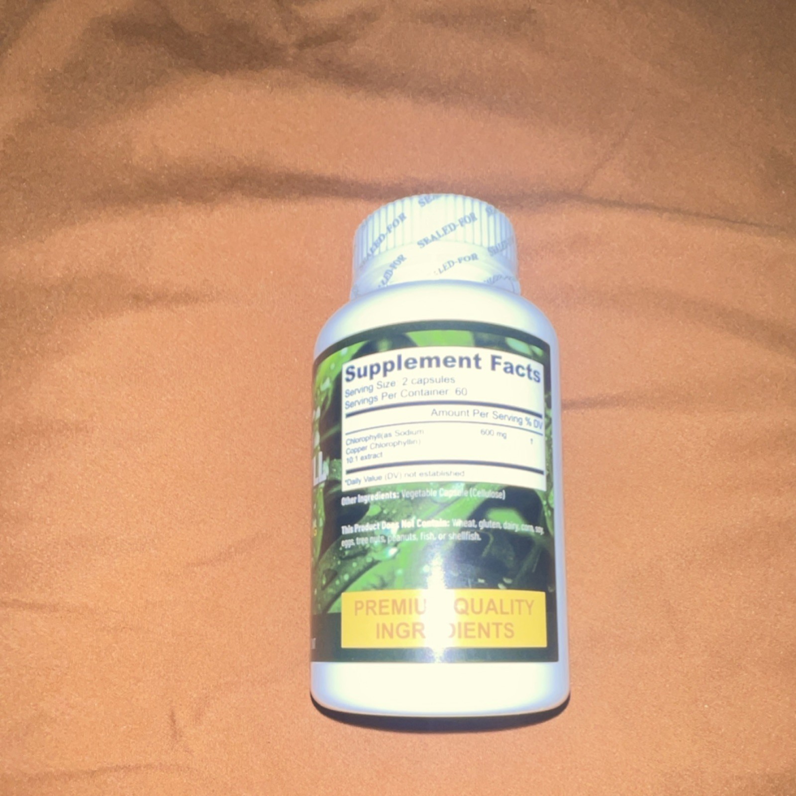 Airboy High Potency Chlorophyll 600mg 120 Capsules Dietary Supplement