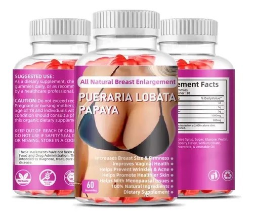 Pueraria Lobata Papaya Gummies 60 Candies – Breast Volumizing Supplement