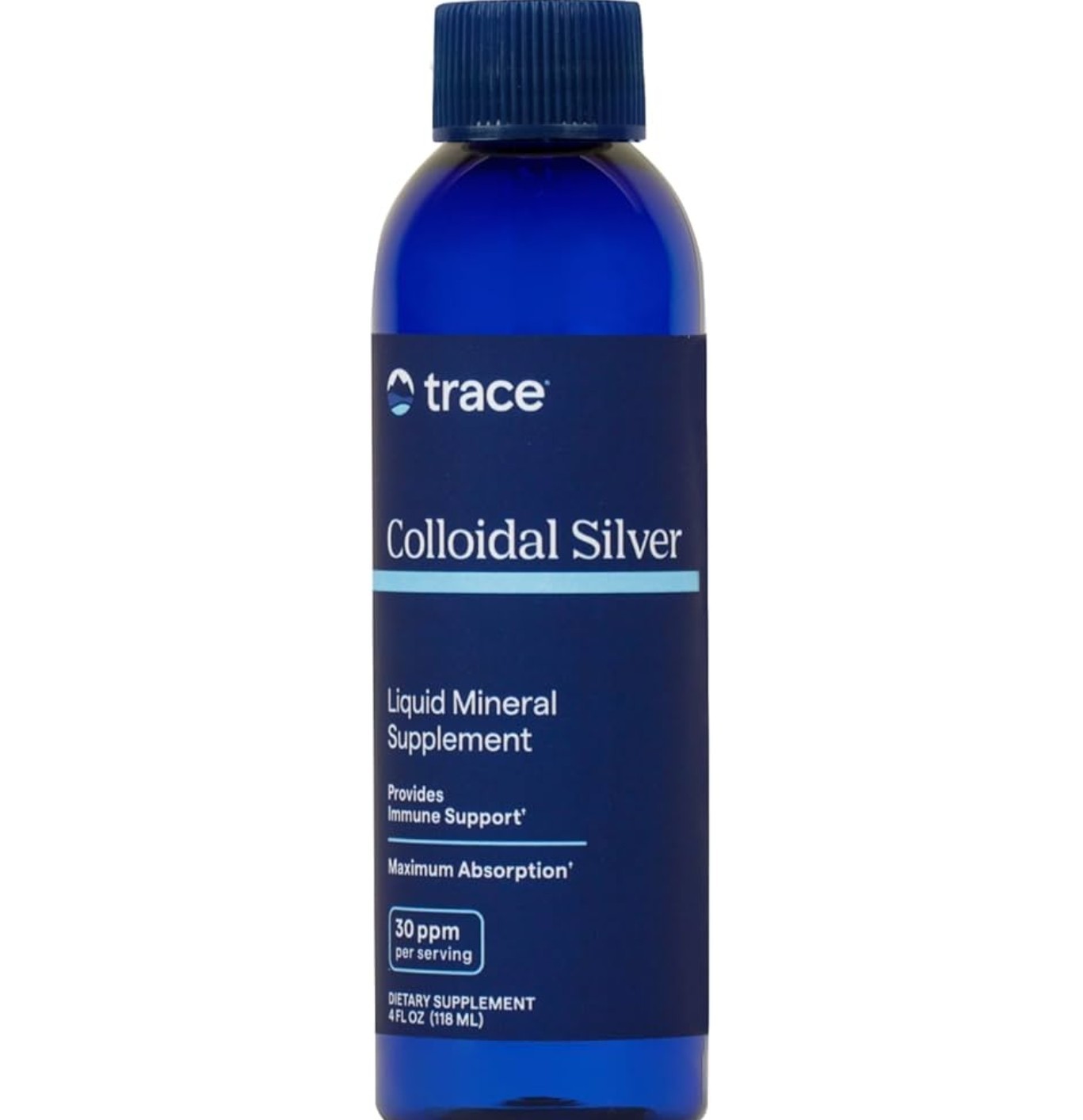 Trace Minerals COLLOIDAL SILVER 30 PPM 4 fl oz ( 24 Servings ) BEST BY 8/26