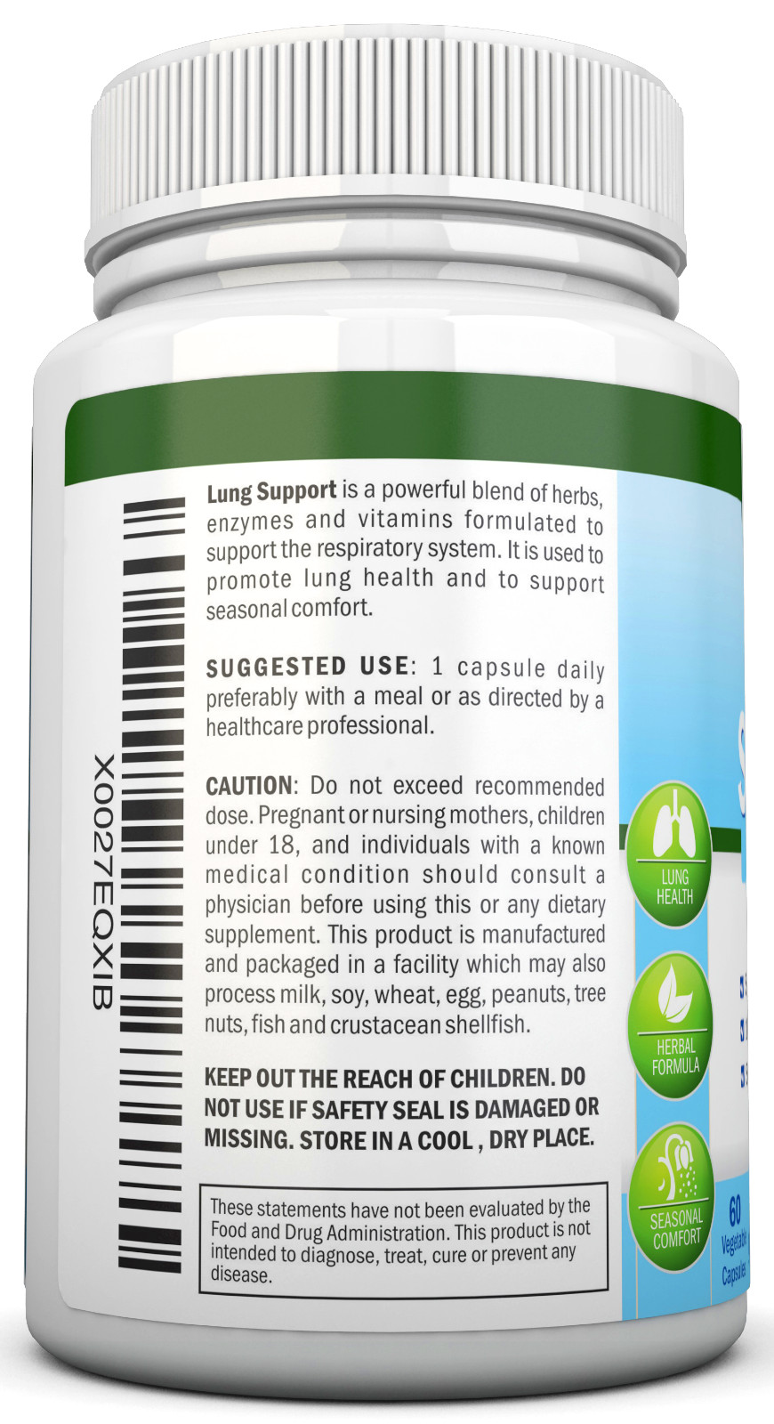 Lung Support – Lung Detox Program – Great for Smokers – Seasonal Comfort Support