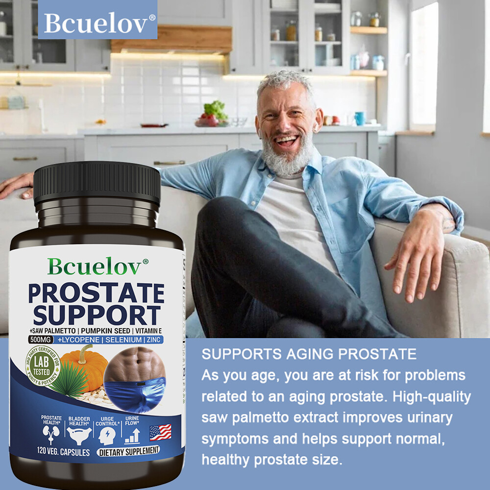 SawPalmetto Prostate Supplement for Men,Support Healthy Prostate&Bladder 120Caps