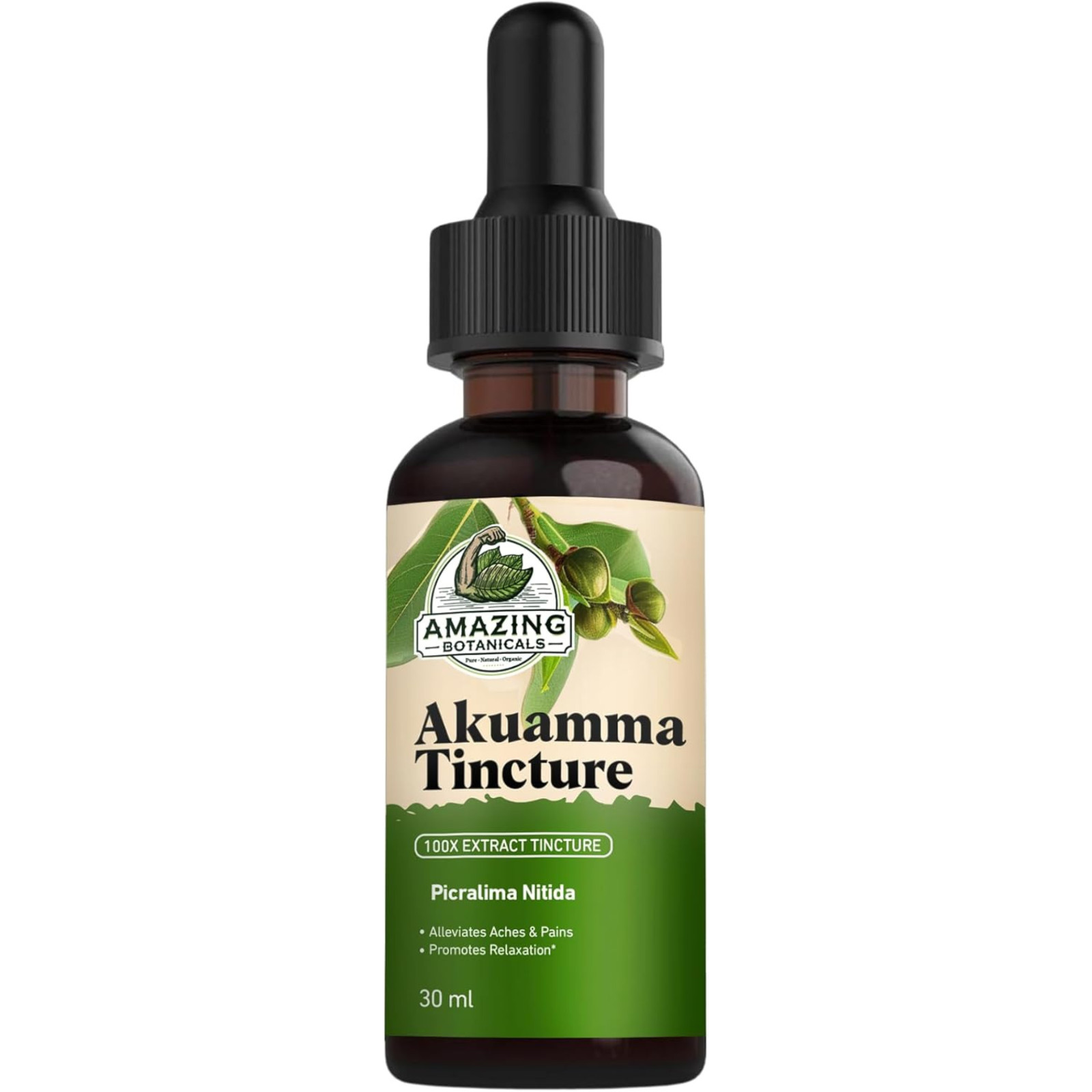Amazing Botanicals Akuamma 100X Extract Tincture 300,000 mg