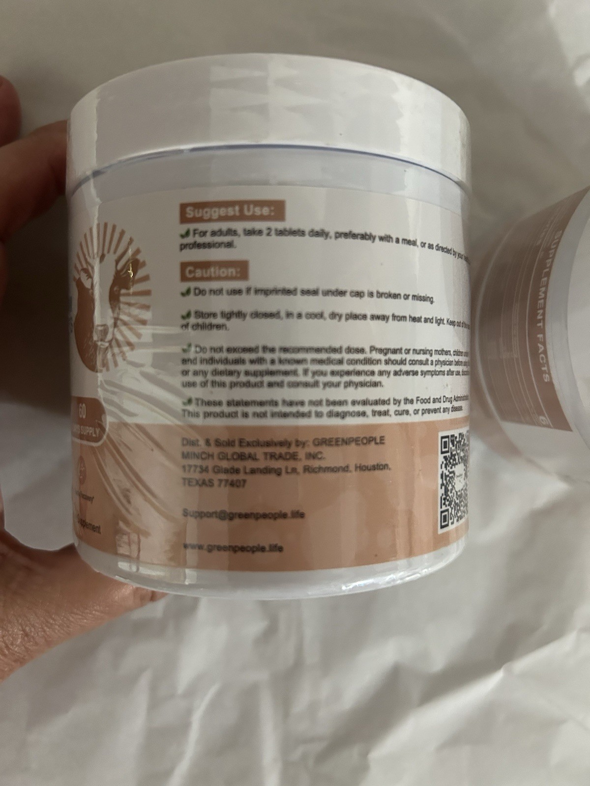 Green People: Bovine Colostrum Tablets Chewable- 120 ct TWO JARS! EXP 4/26