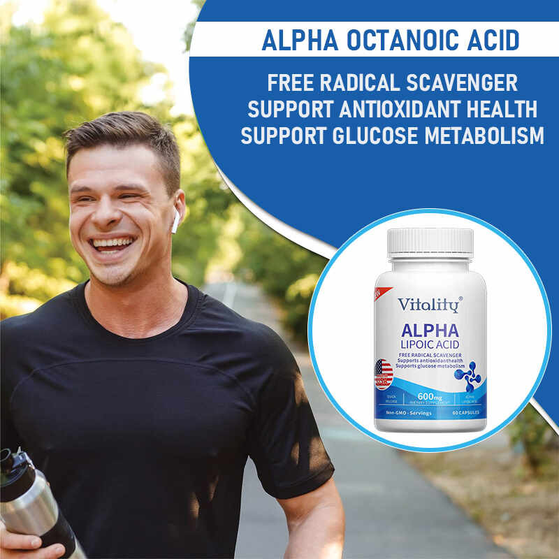 ALPHA LIPOIC ACID extract capsule FREE RADICAL SCAVENGER Supports antioxidant
