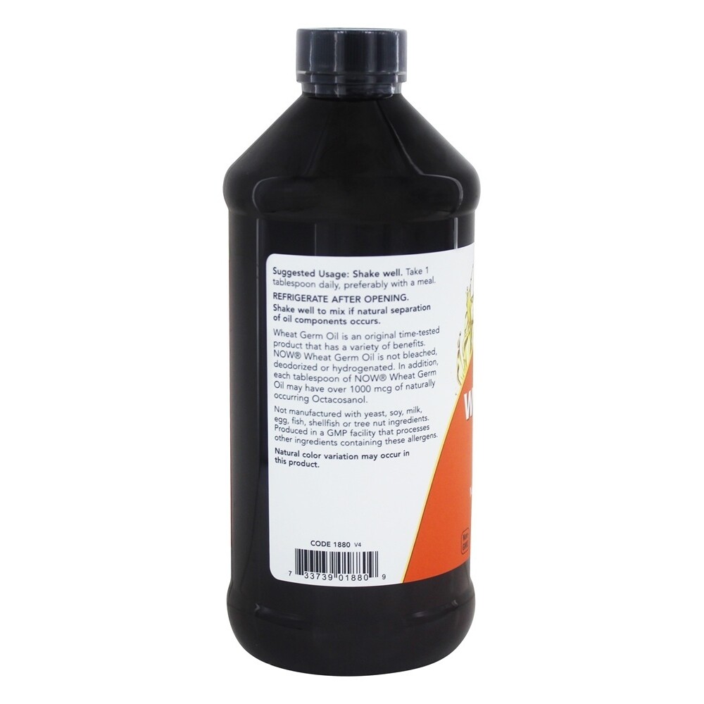 NOW Foods Wheat Germ Oil, 16 Ounces
