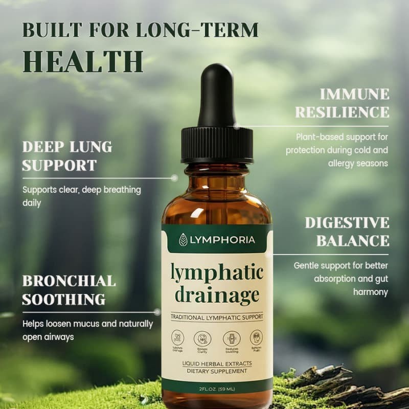 1-3 pack Immune Support 59ml,Lymphoria – Lymphatic Drainage Bloat Relief – Detox
