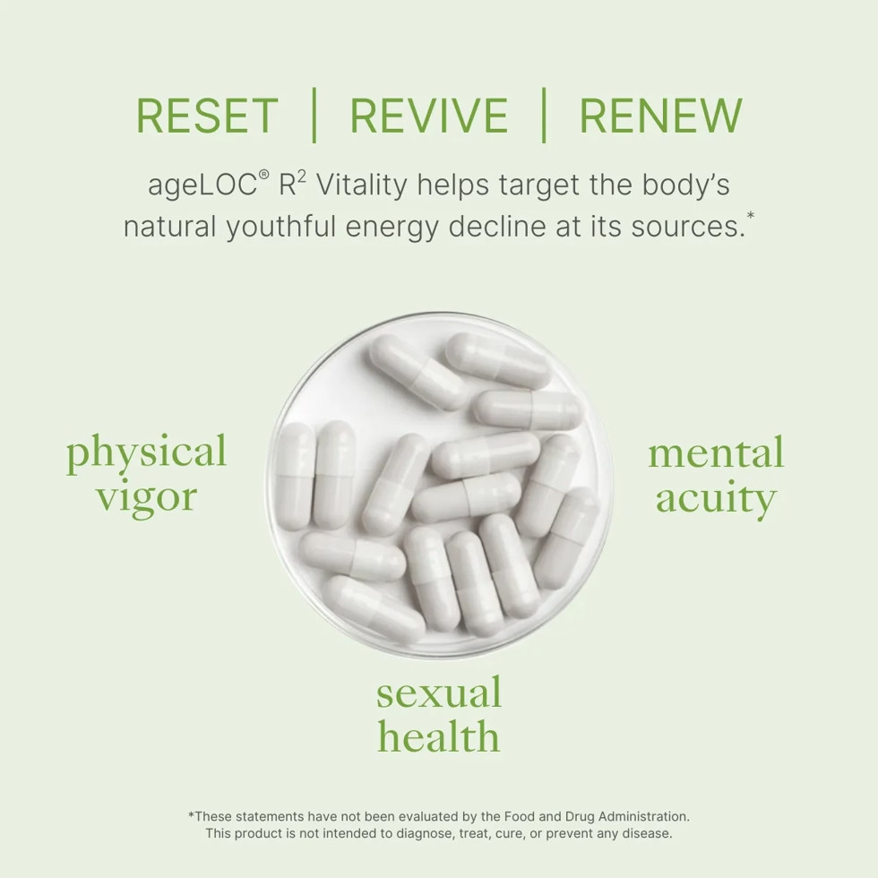 Nu Skin NuSkin Pharmanex ageLOC Vitality (R2 Day) 180 Capsules Exp 05/2026
