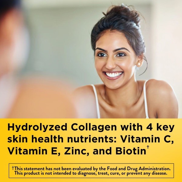 Nature Made Hydrolyzed Collagen Supplement Gummies with Vitamin C 60ct