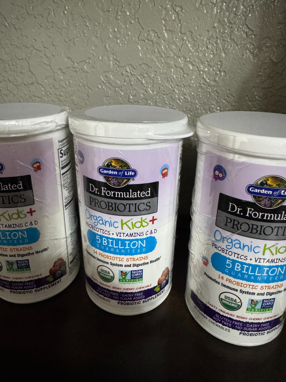 2 Garden of Life Kids Probiotics, Probiotics Organic EXP 12/25 (Freezer Stored)