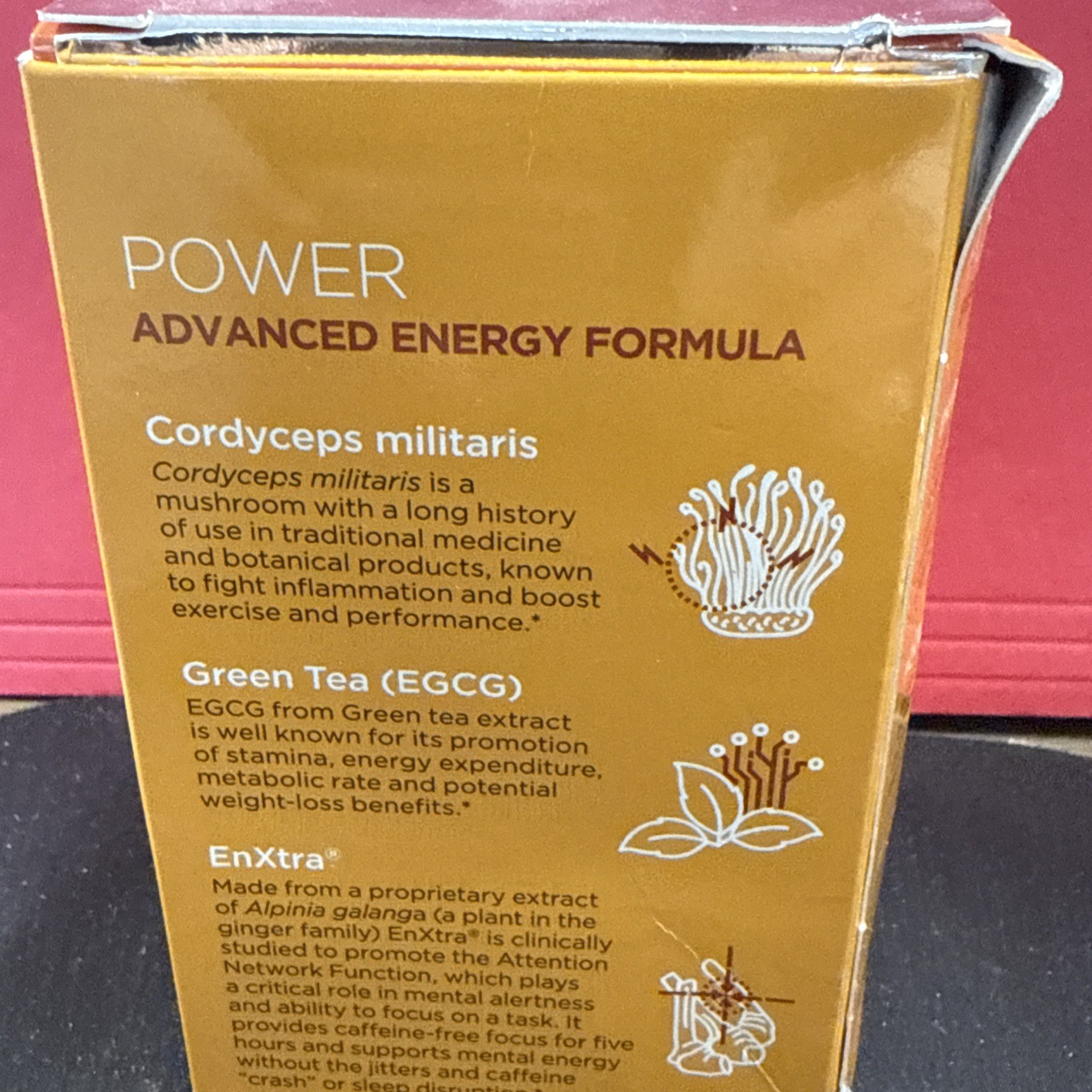 Power Energy & stamina Platinum Mushroom 60 Capsules 30 Servings