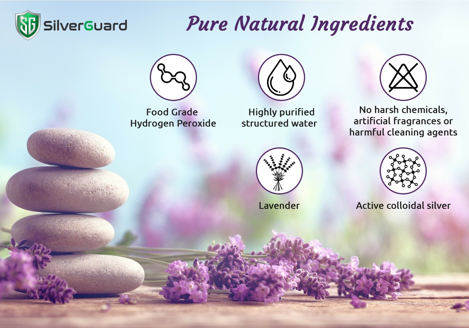 SilverGuard SilverAll Enhanced Hydrogen Peroxide Spray + Active Colloidal Silver