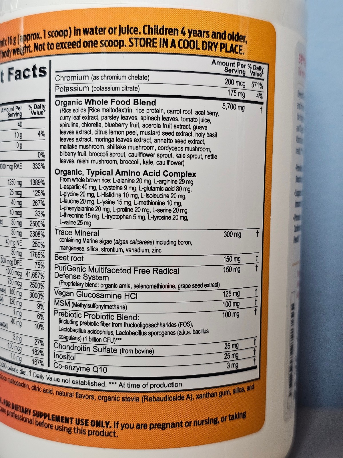 Youngevity Beyond Tangy Tangerine 2.0 Citrus Peach Fusion 1.06 lb New! Exp 1/29