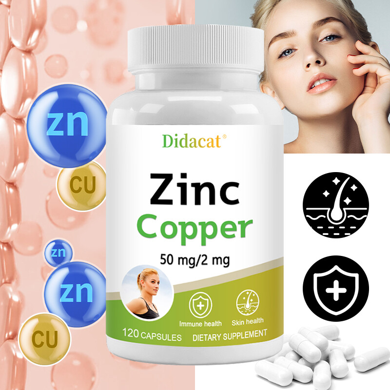 Zinc Copper 50mg/2mg Supports Immunity and Skin Health