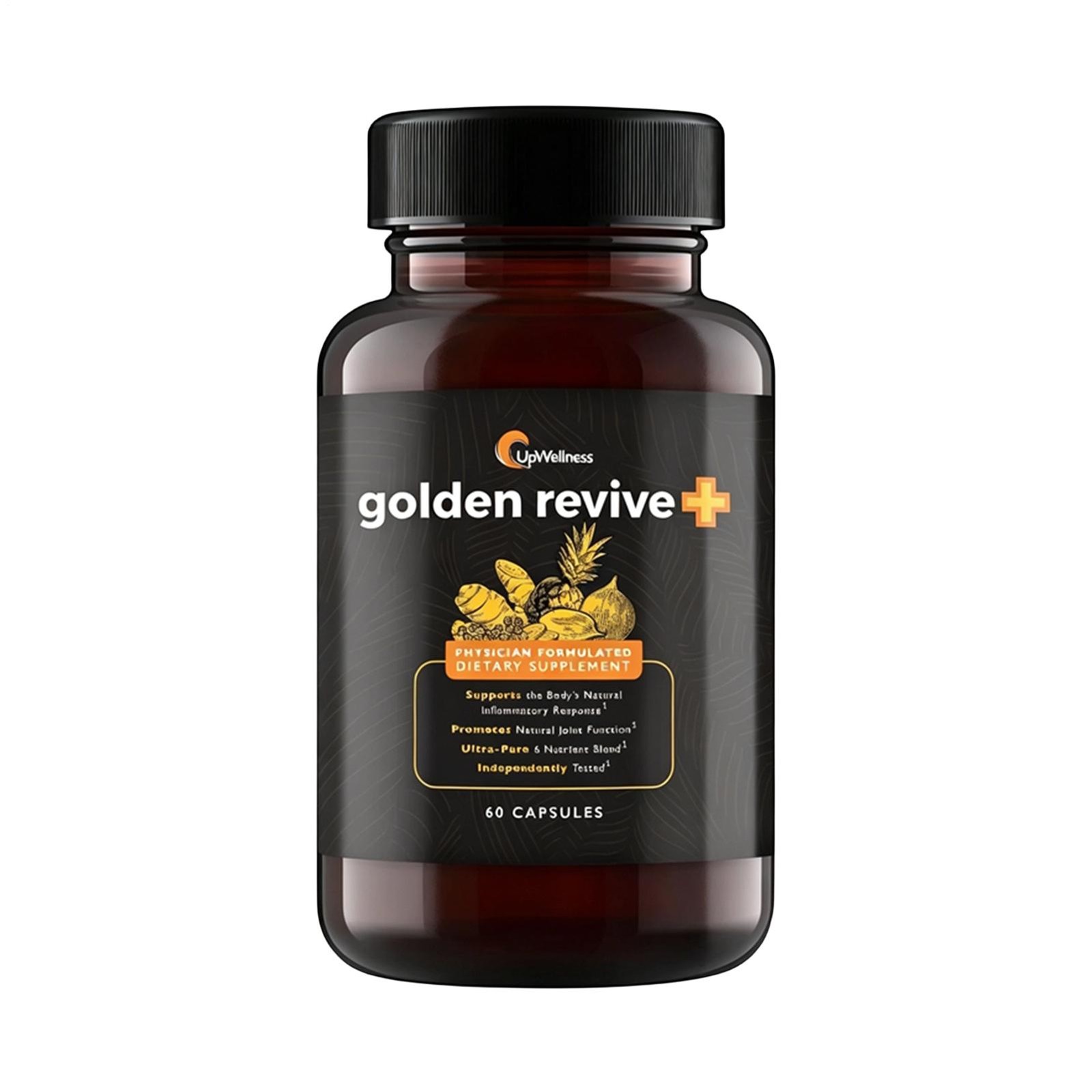 UpWellness Golden Revive + Joint Support Supplement 60 Counts