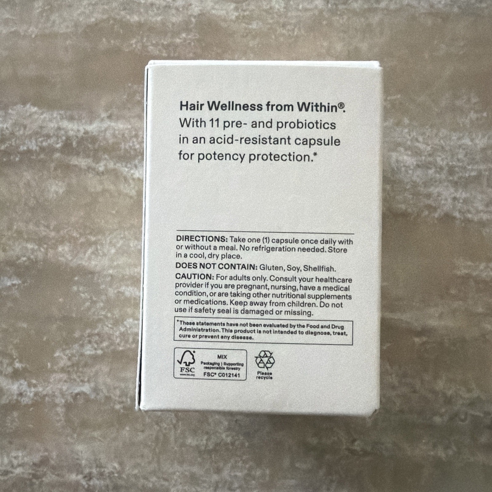 Nutrafol Hairbiotic Hair Wellness Booster Dietary Supplement 30 Capsules GF