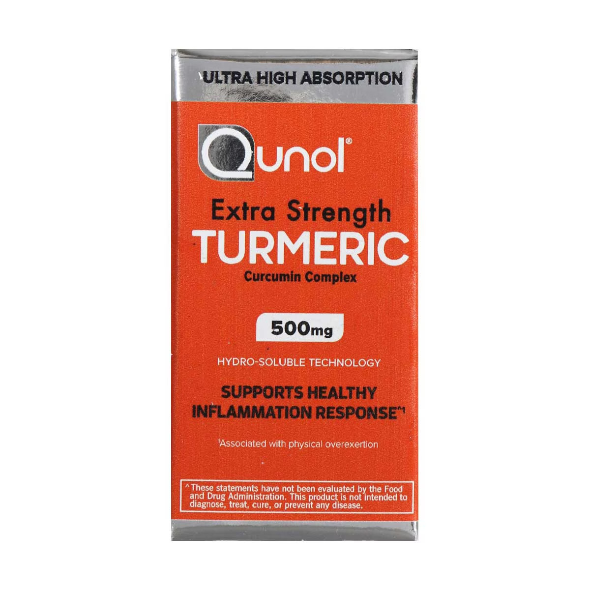 4 Qunol Turmeric Curcumin Complex 500 Mg – 21 Capsules (84 Total) Exp 11/2026+
