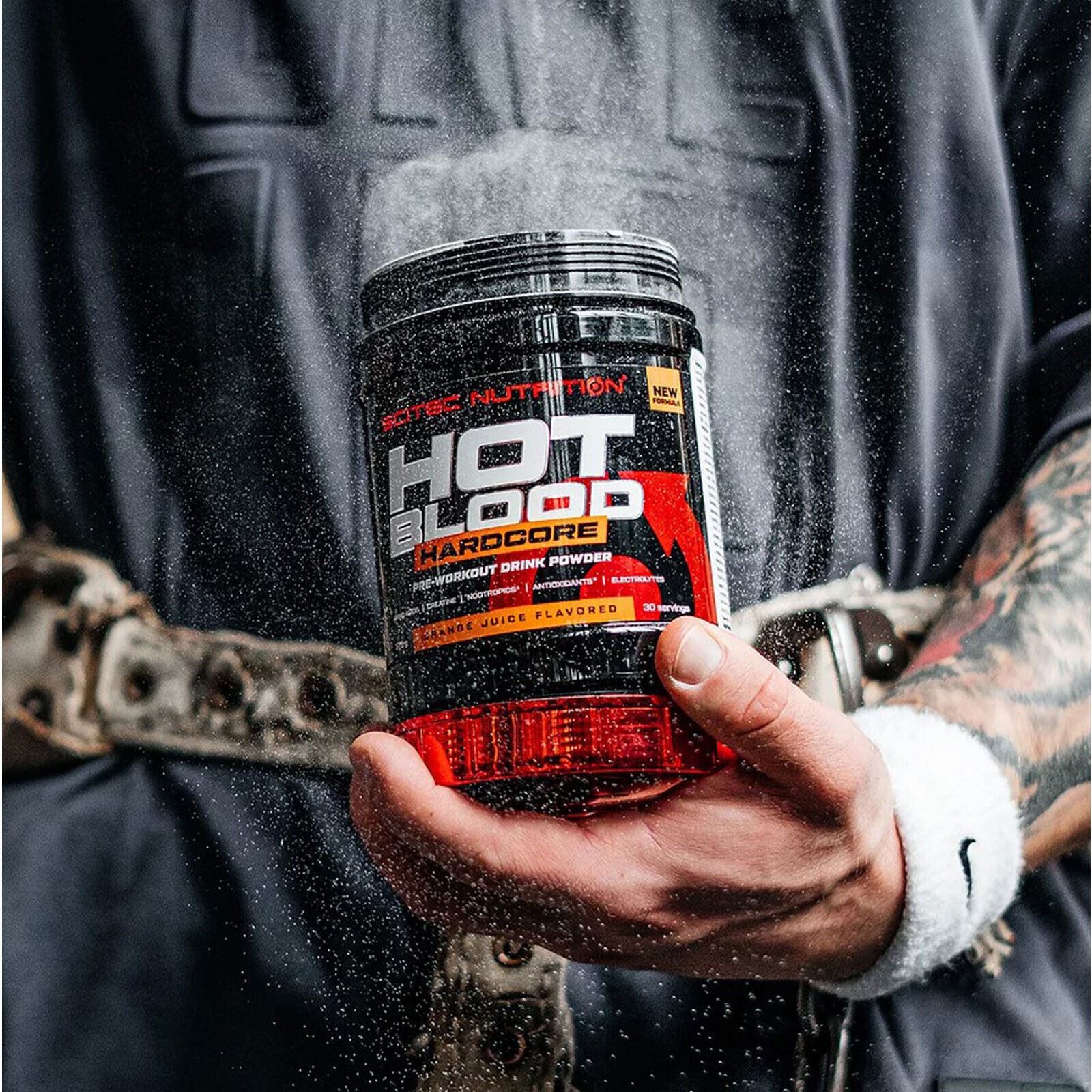 HOT BLOOD HARDCORE 375 G – Muscle regeneration, Energy, Endurance, Concentration