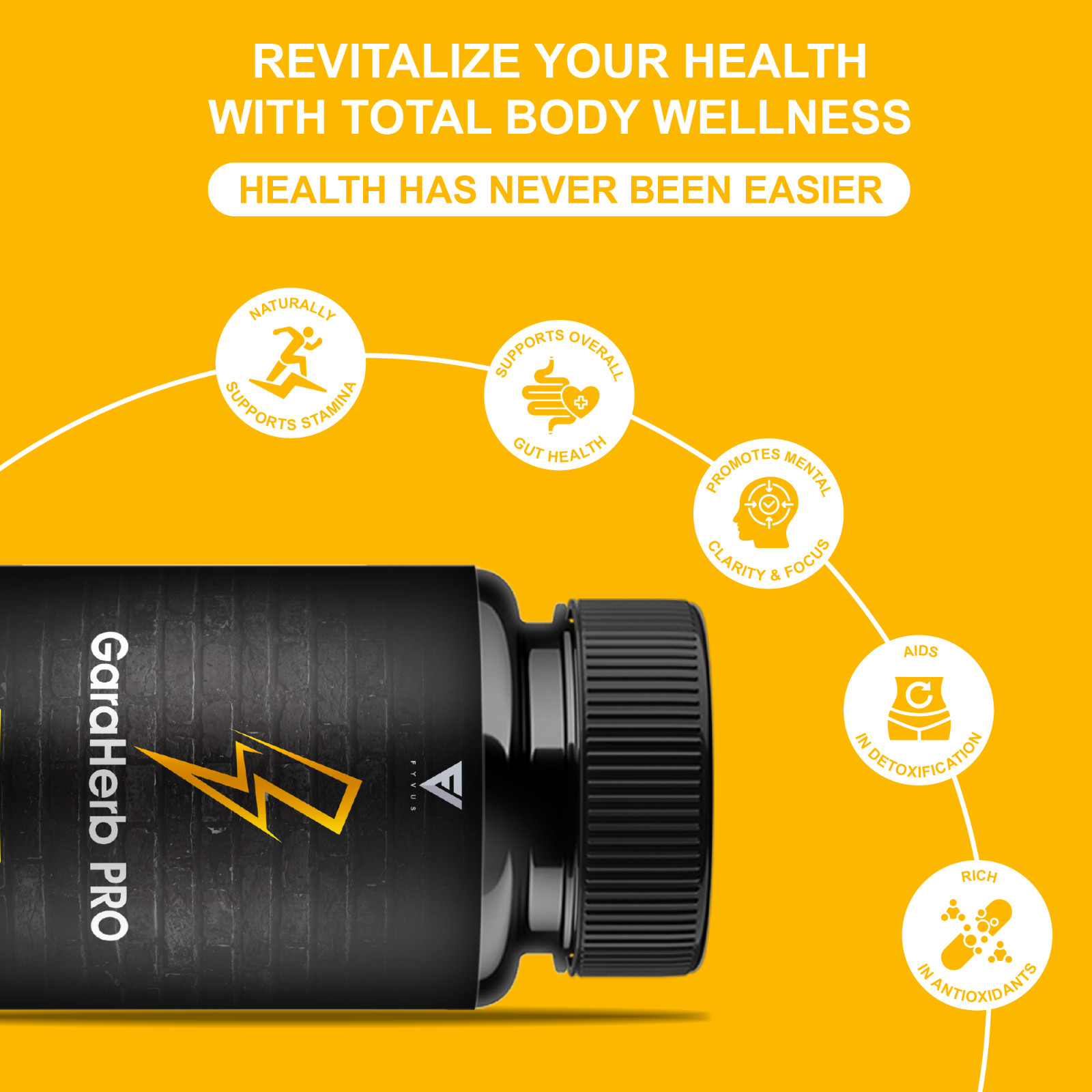 Garaherb Pro Premium Performance Capsules, Garaherb Pills (60 Capsules)