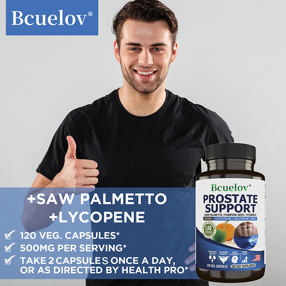 SawPalmetto Prostate Supplement for Men,Support Healthy Prostate&Bladder 120Caps