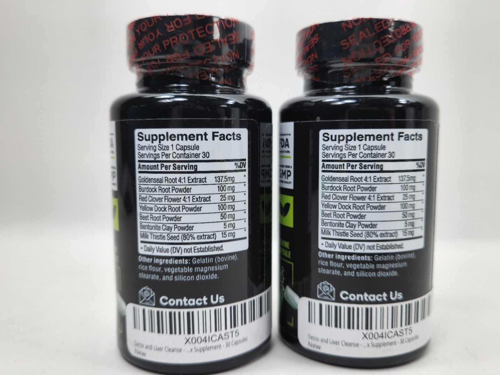 2x Canna Field Total Drug Free Detox 30 Capsules Each – 06/2026