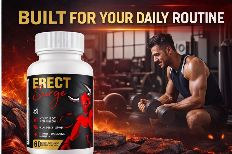 1-Pack Erect Surge – ErectSurge Male Performance Support – 60 Caps
