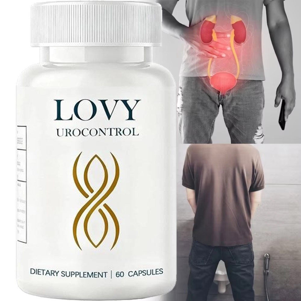 2X Lovy Urocontrol Capsules, Bladder Health Supplement, Maximum Strength Formula